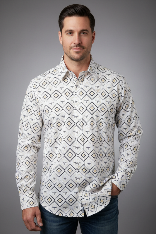 Platini Men Shirt CWL10381 White