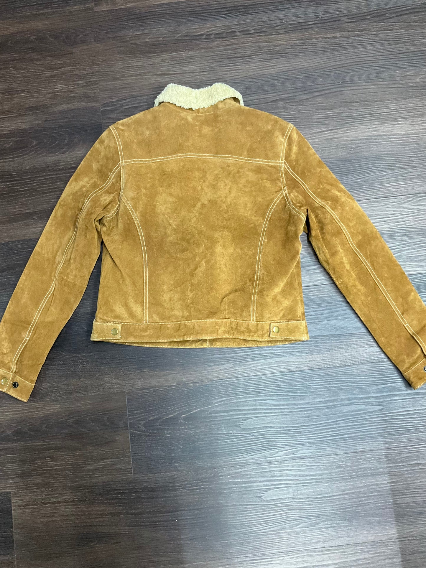 Scully women jacket suede cinnamon