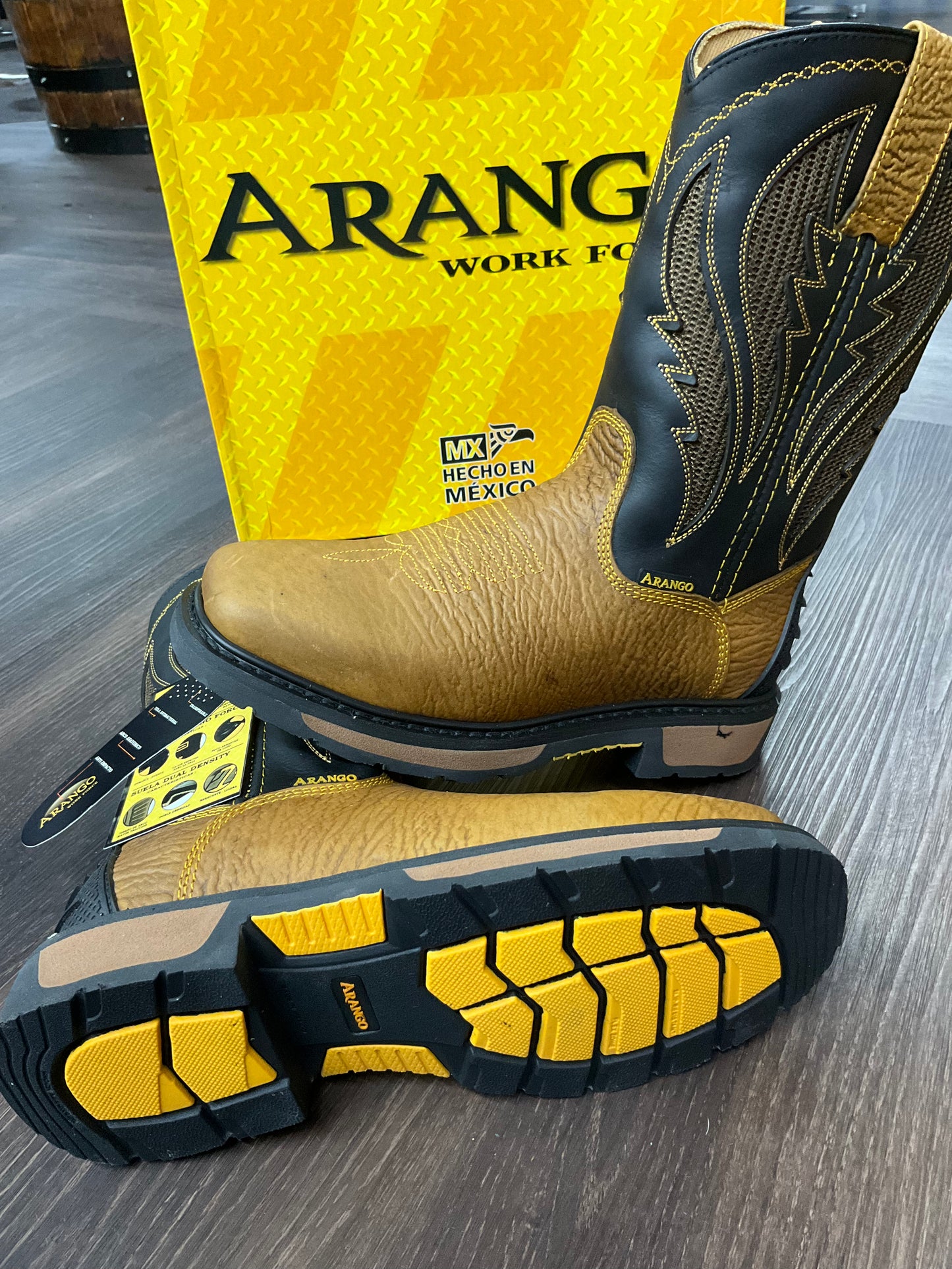 Arango promax shark vent Men work boots Brown