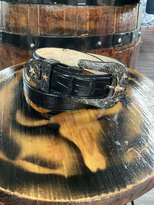 Cinto imitacion cocobelly tres piezas black