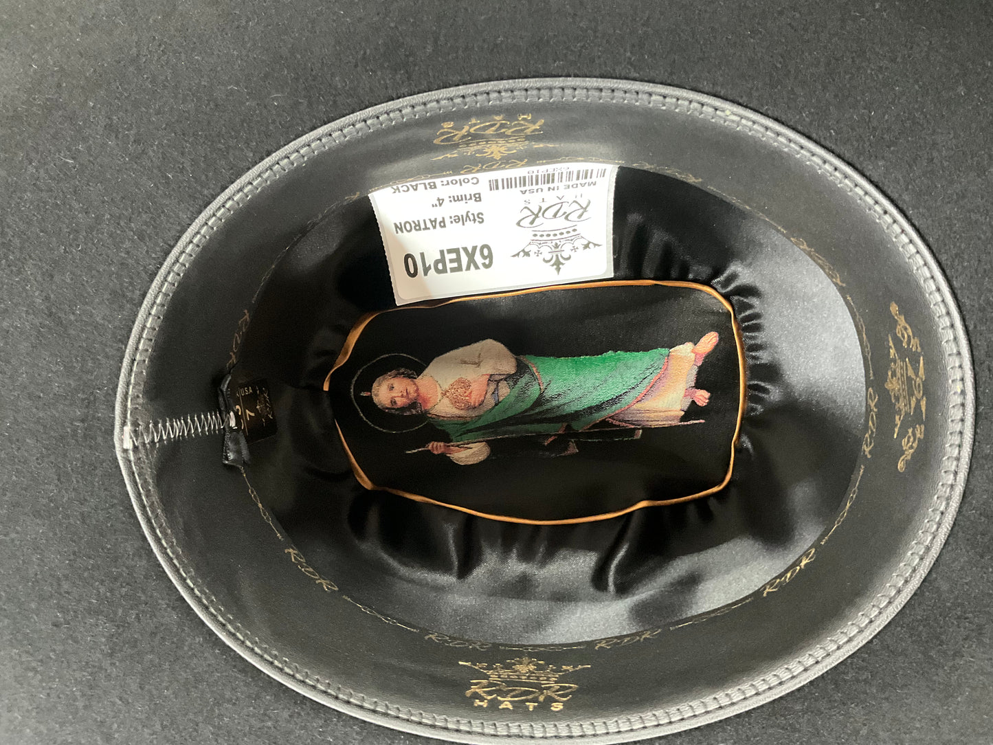 Texana RDR patron 6XEP10 Black san judas tadeo