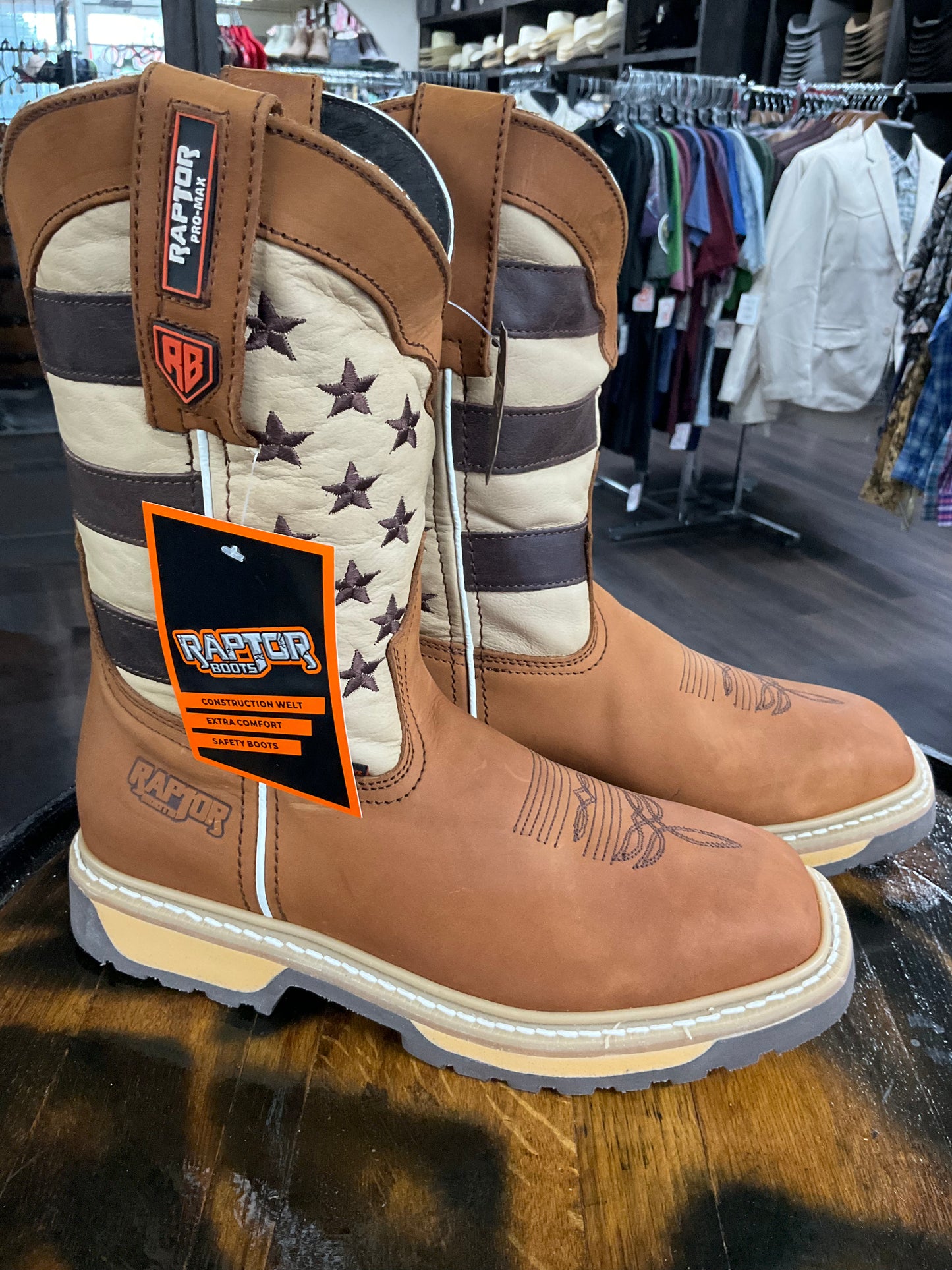 Bota Raptor crazy horse USA Orix Army Cafe No/Casco hombre