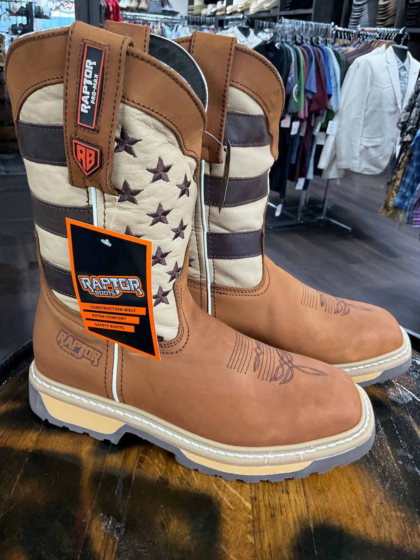 Bota Raptor crazy horse USA Orix Army Cafe No/Casco hombre