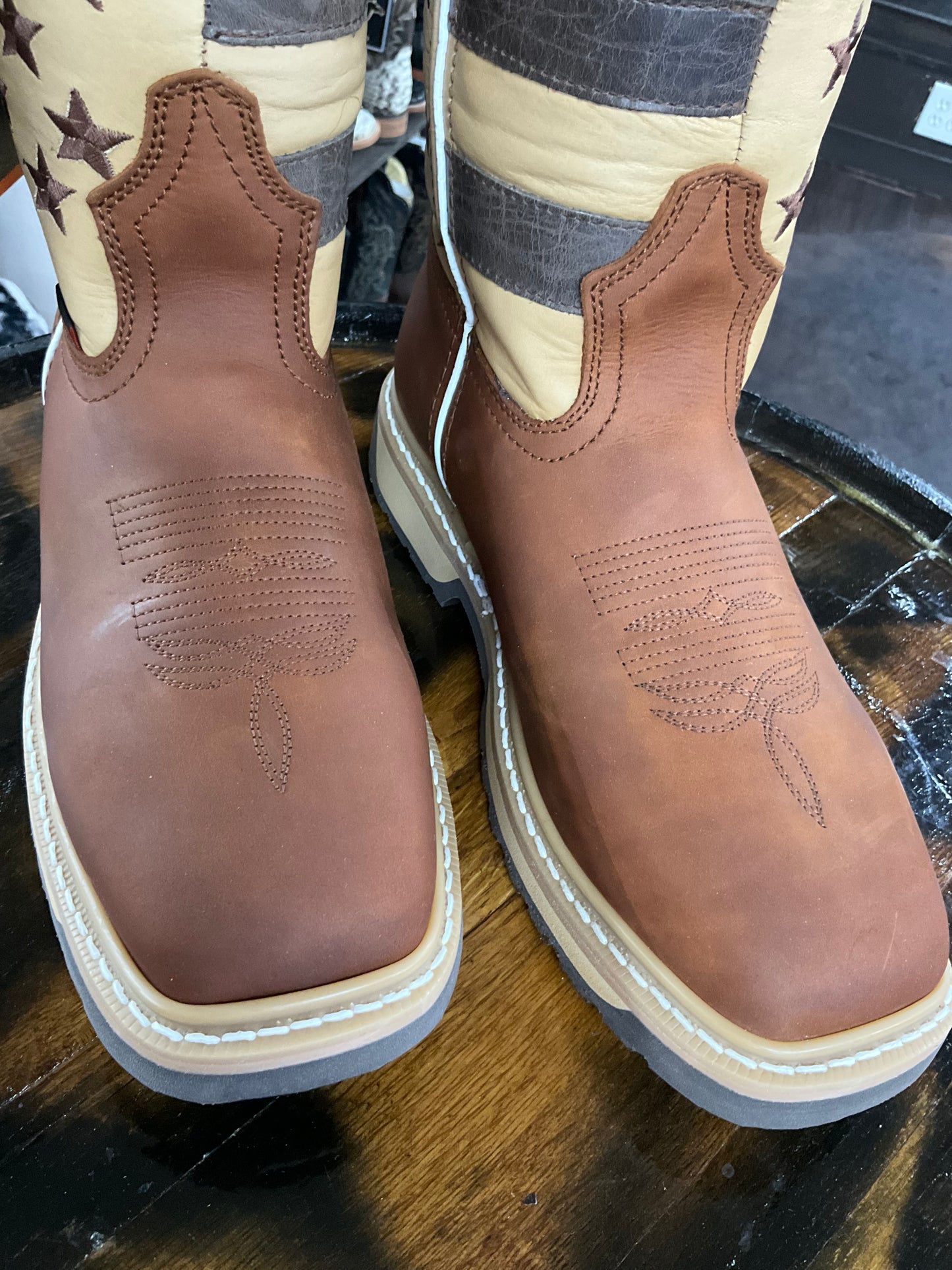 Bota Raptor crazy horse Army Cafe Usa orix Con/steel toe