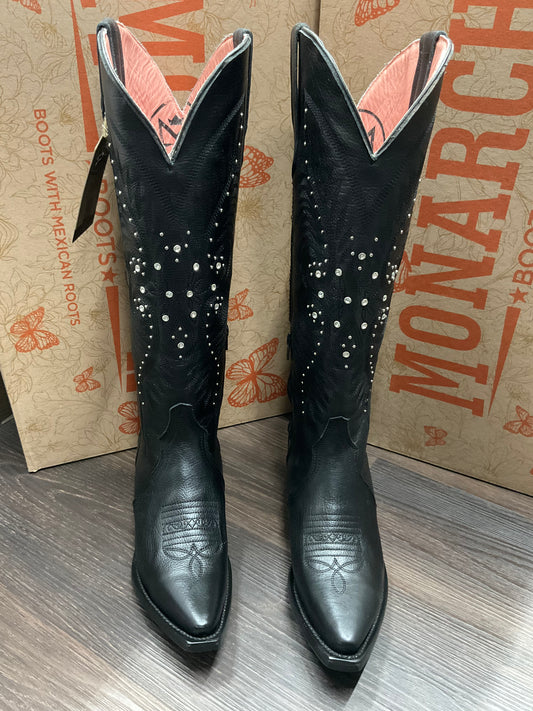 Bota Monarca Celestina alta Negro ( mujer )