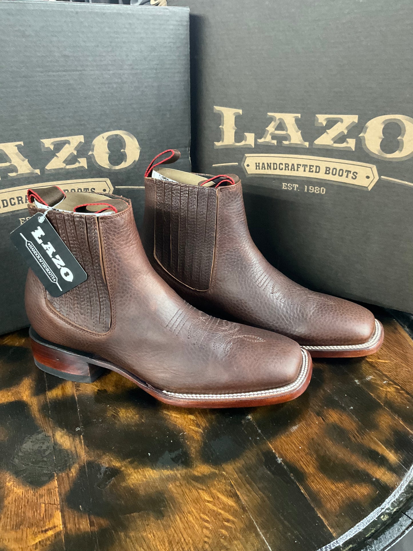 Botines Lazo Grisly Cafe ( hombre ) pro-rodeo
