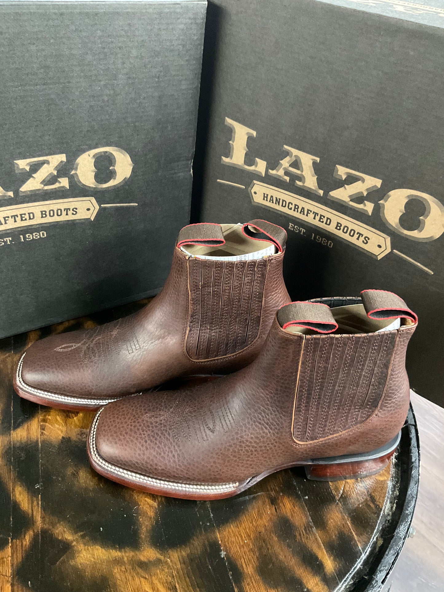 Botines Lazo Grisly Cafe ( hombre ) pro-rodeo