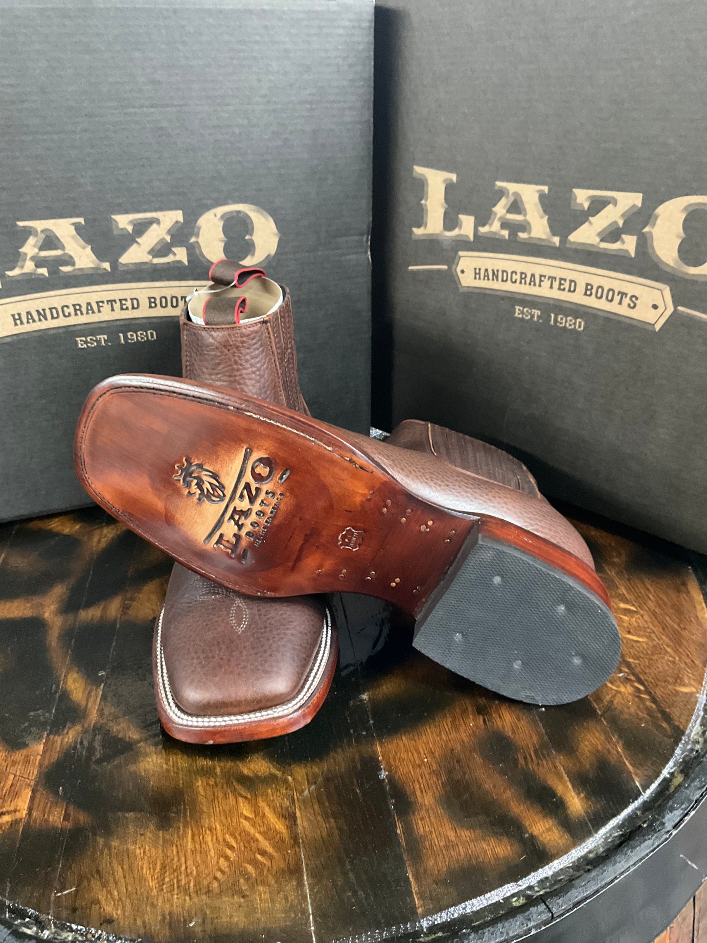 Botines Lazo Grisly Cafe ( hombre ) pro-rodeo