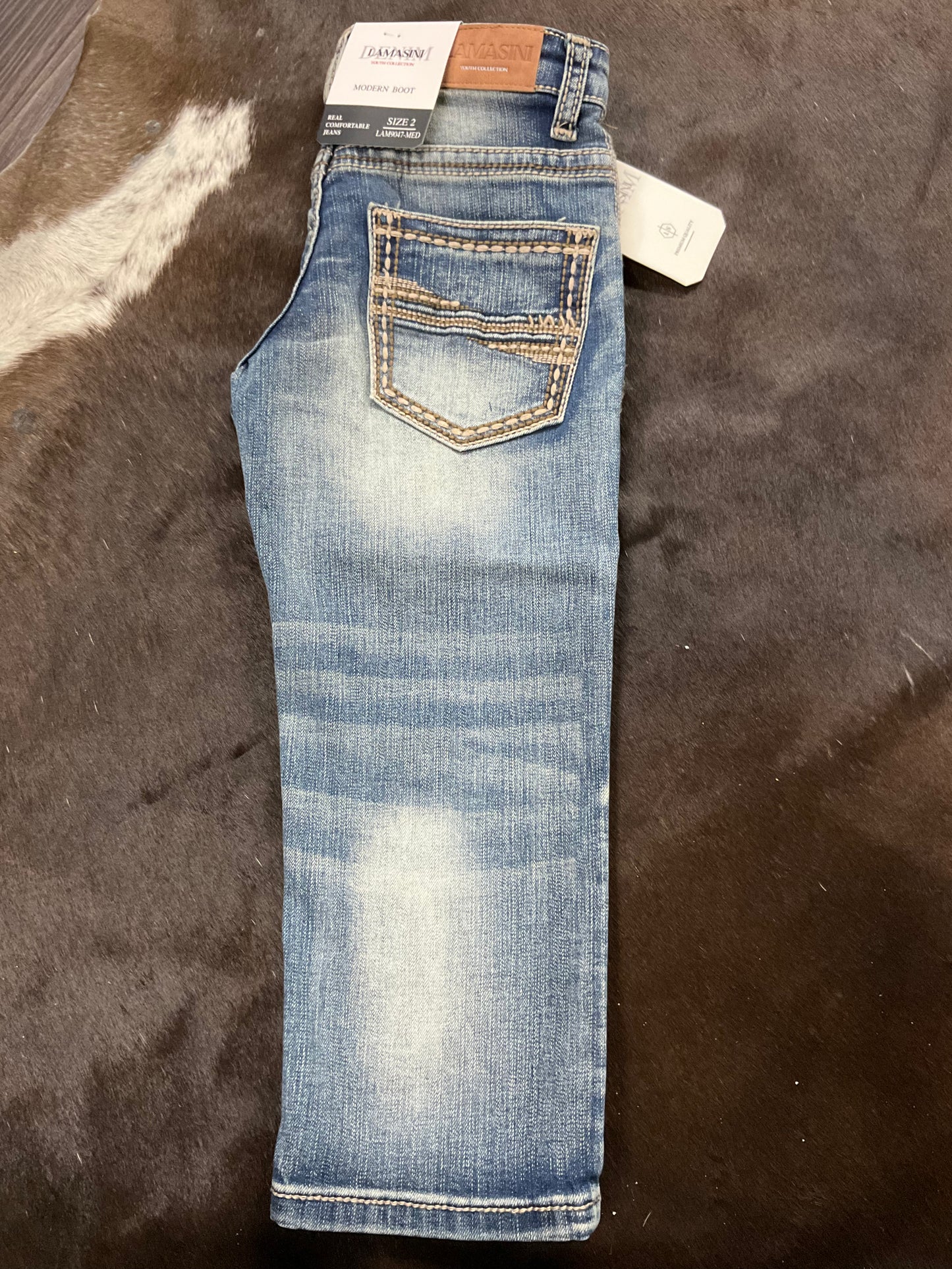 Lamasini kids jeans LAM9047-MED Modern boot
