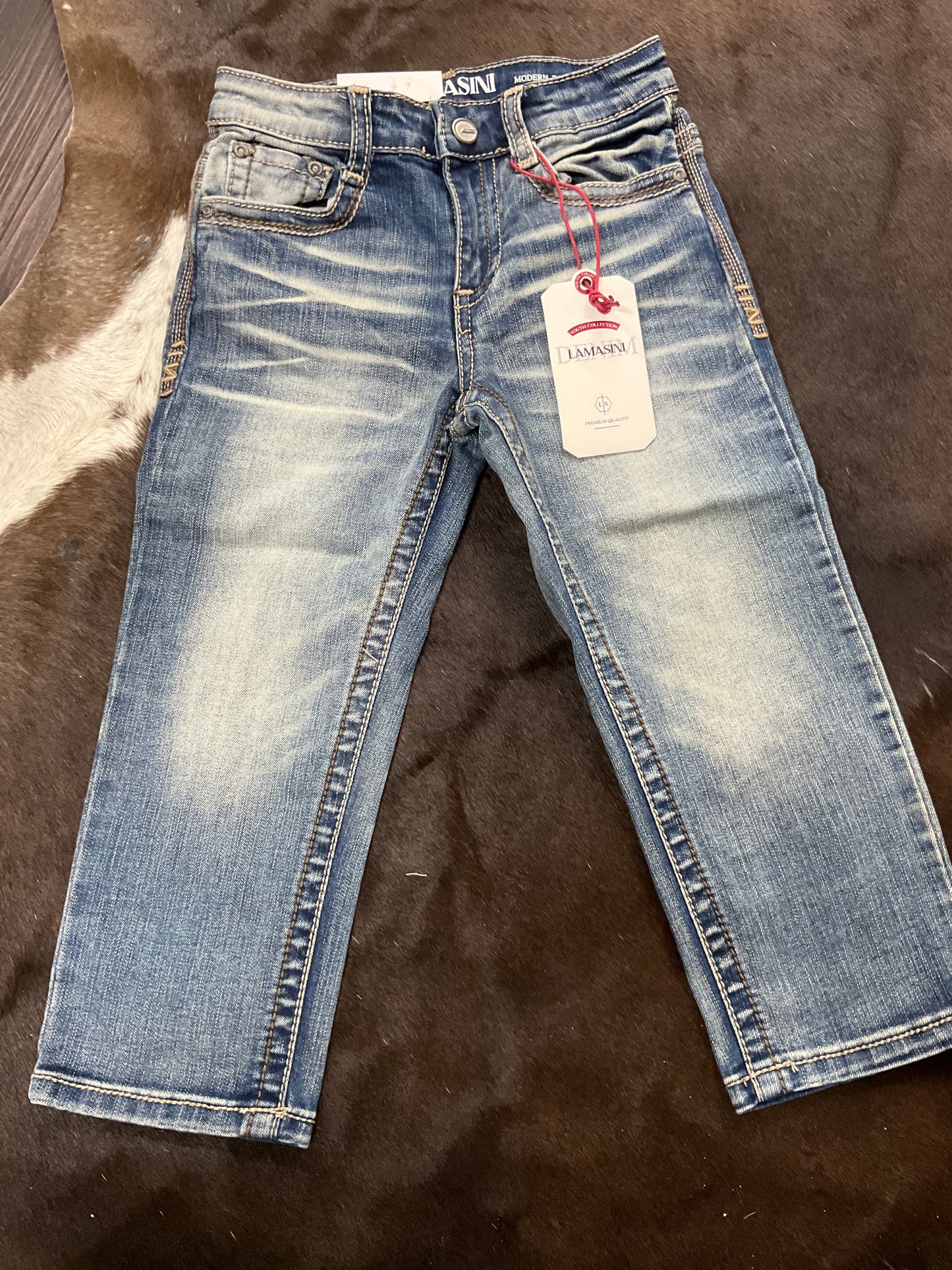 Lamasini kids jeans LAM9047-MED Modern boot