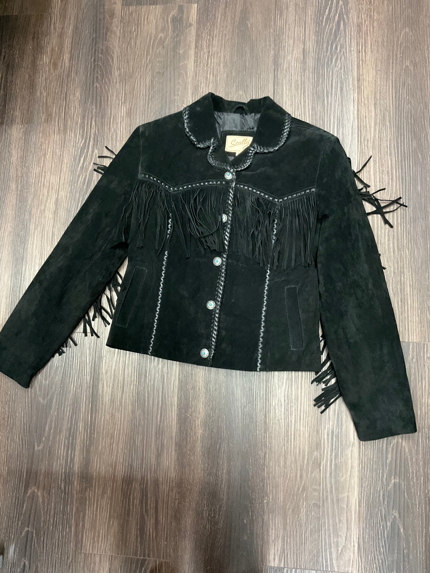 Scully women jacket suede black