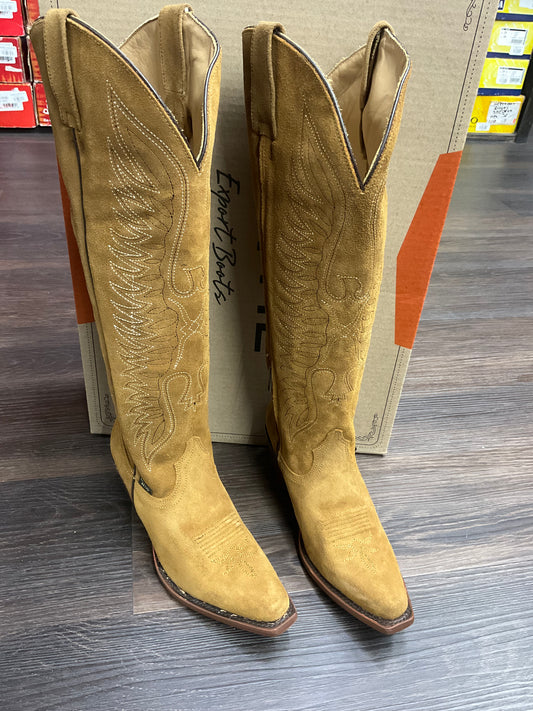 Bota dama REYME Gamuza miel