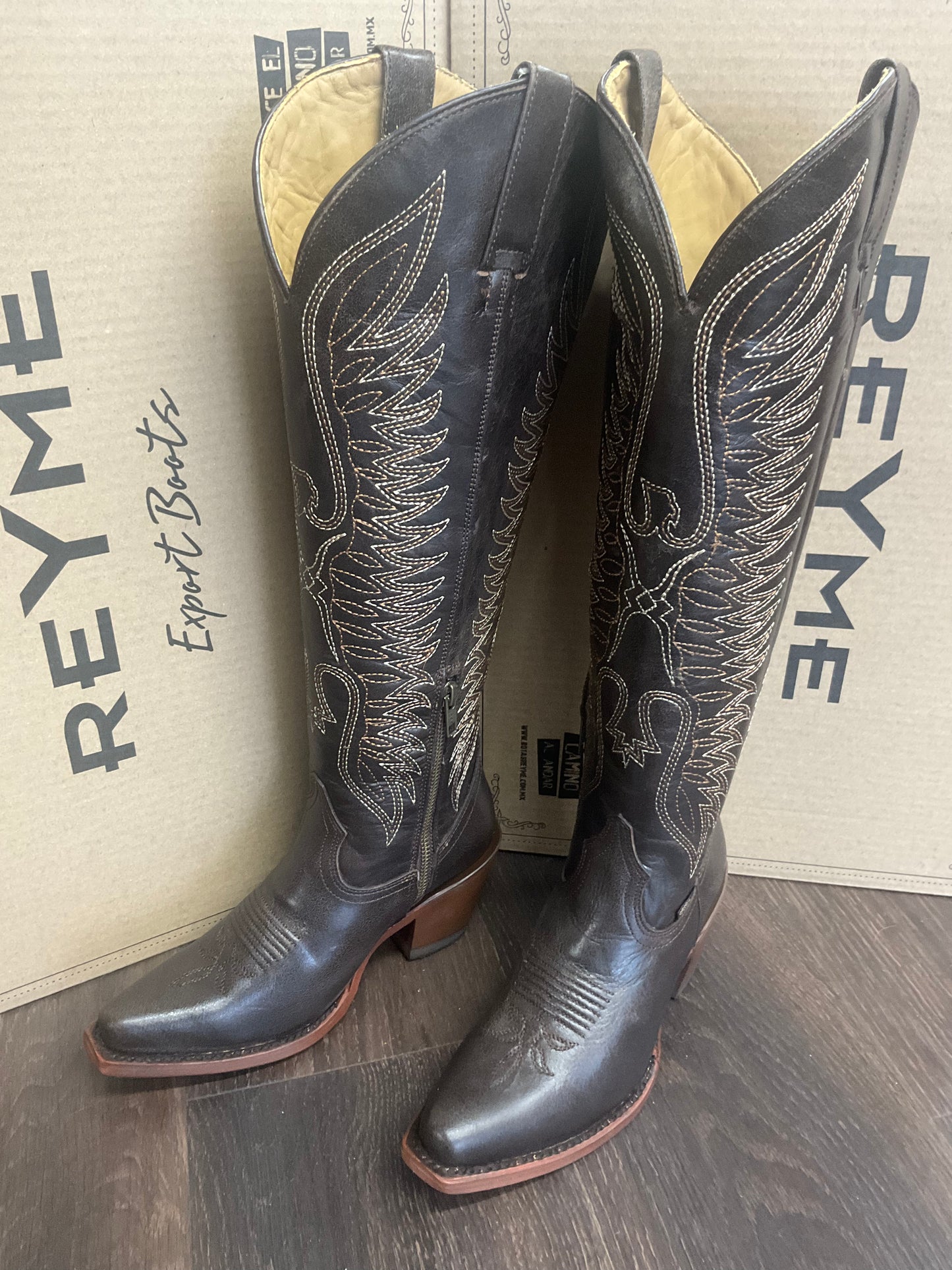 Bota dama Reyme Crack cafe/ crack cafe alta