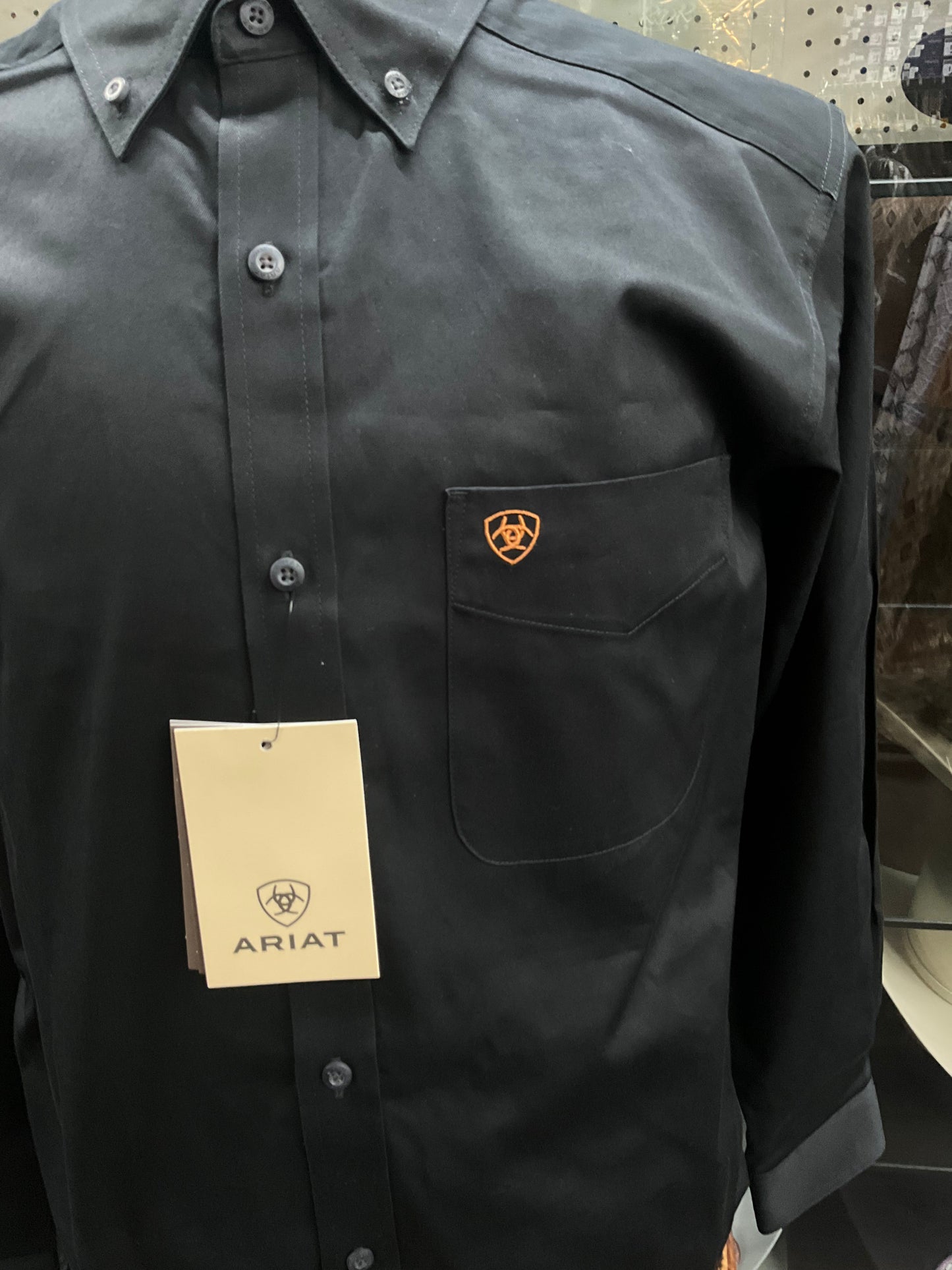 Ariat Shirt Solid Twill Classic Ls black 10000502