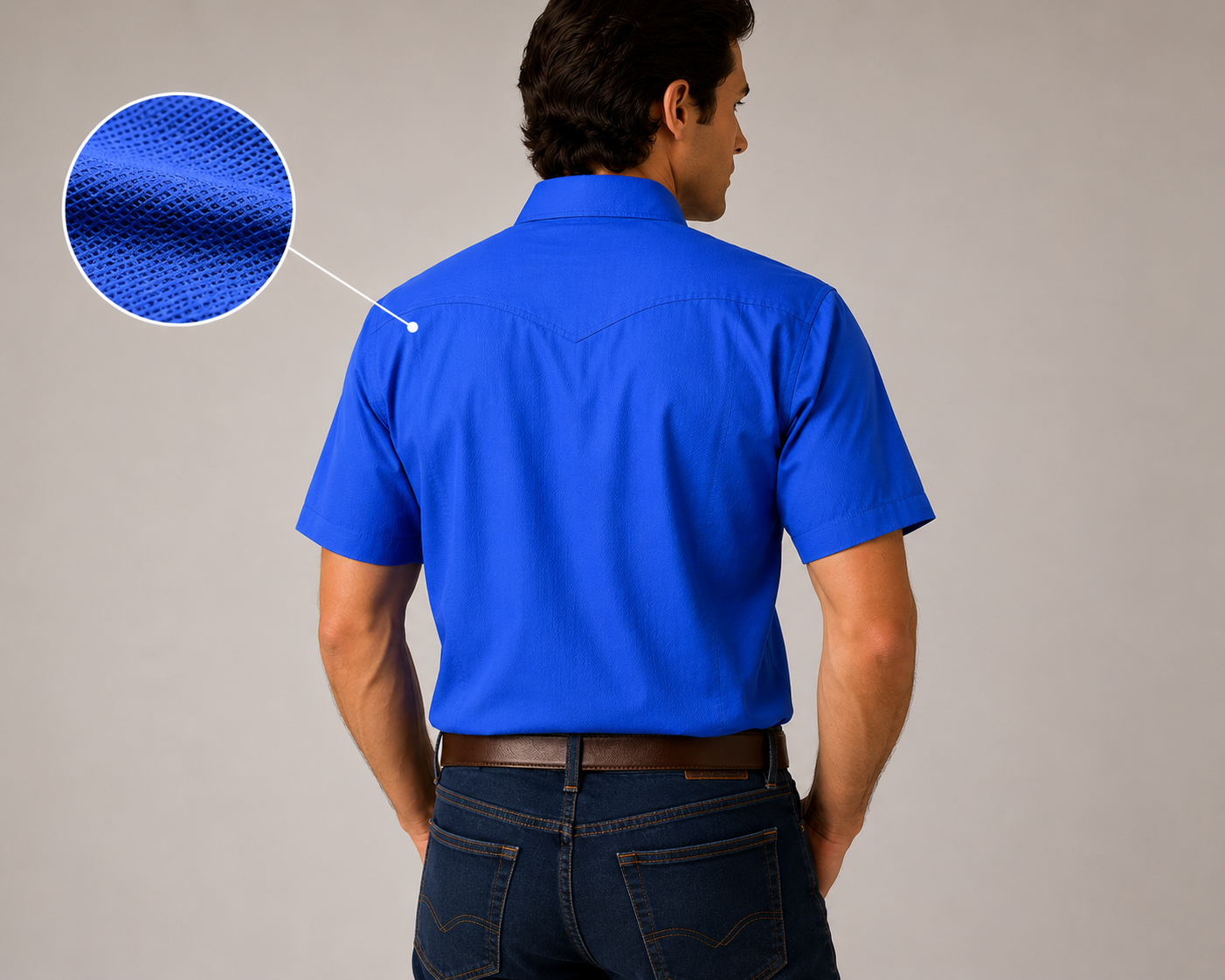 Platini Shirt PGW10784 Rayal Blue Men short sleeve