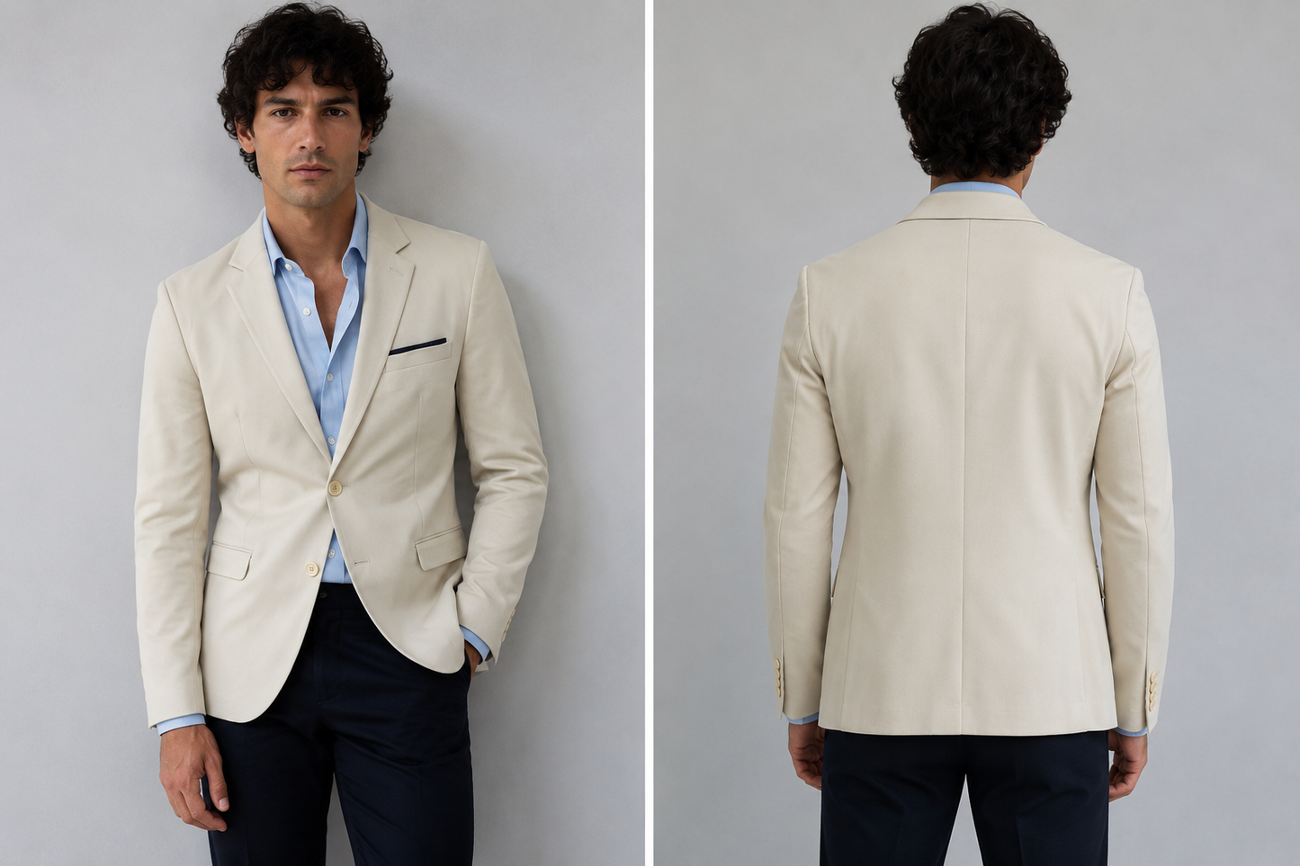 Saco platini BLZ9927 BEIGE
