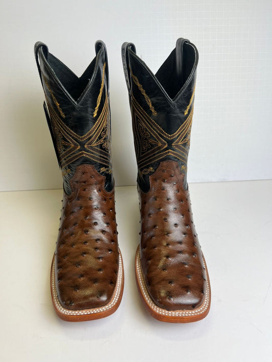 Arango Ostrich Pro-Rodeo Imitation Tabaco Man Boot