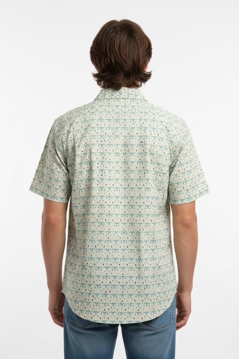 Shirt Platini PGW11550 Beige short sleeve