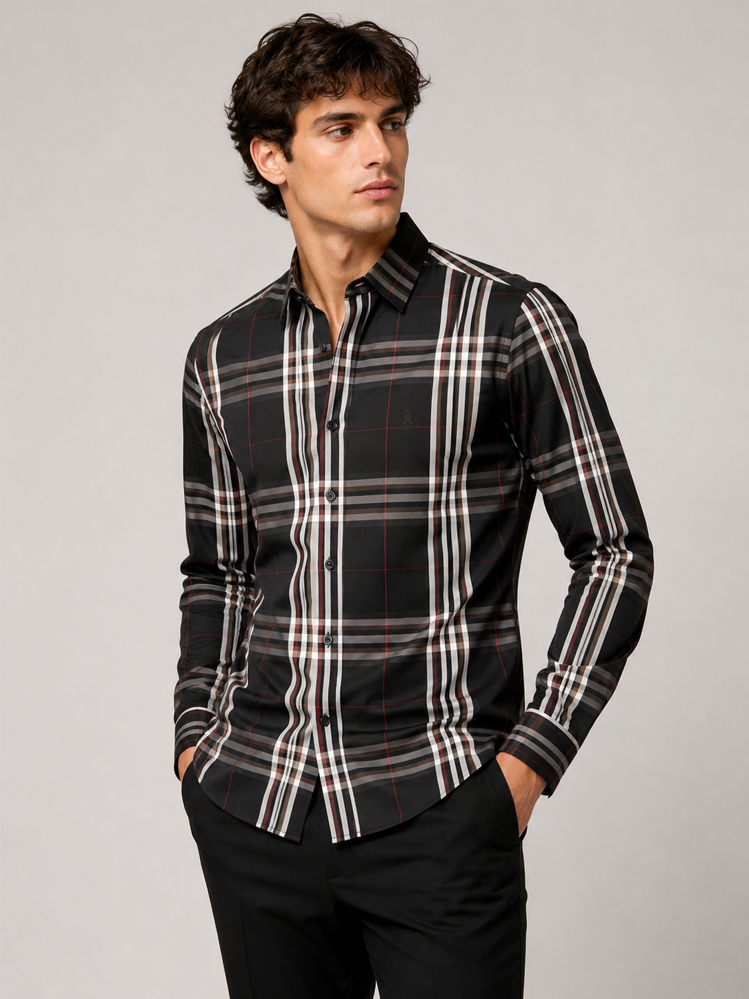 Shirt Platini CHL11299 Black/Red