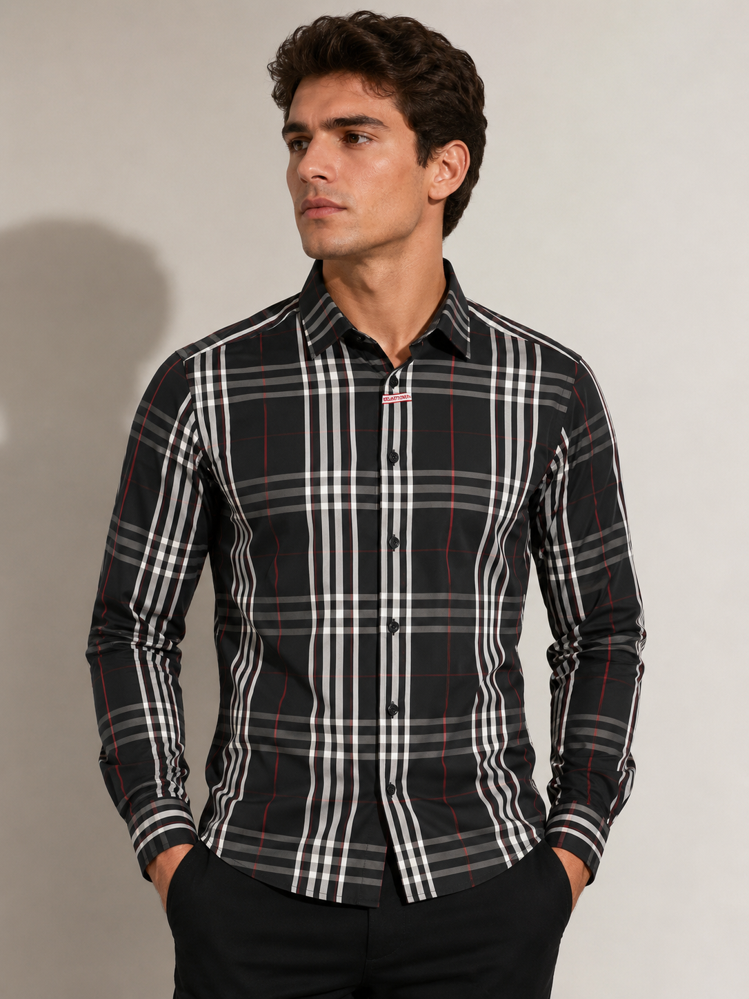 Shirt Platini CHL11299 Black/Red