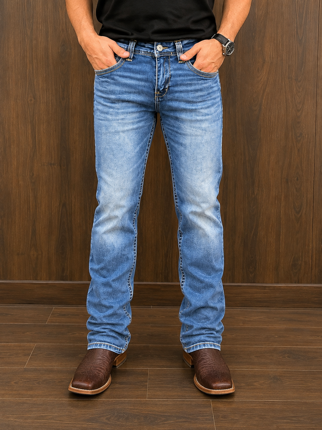 Montero Men jeans MT4671-LT Modern boot