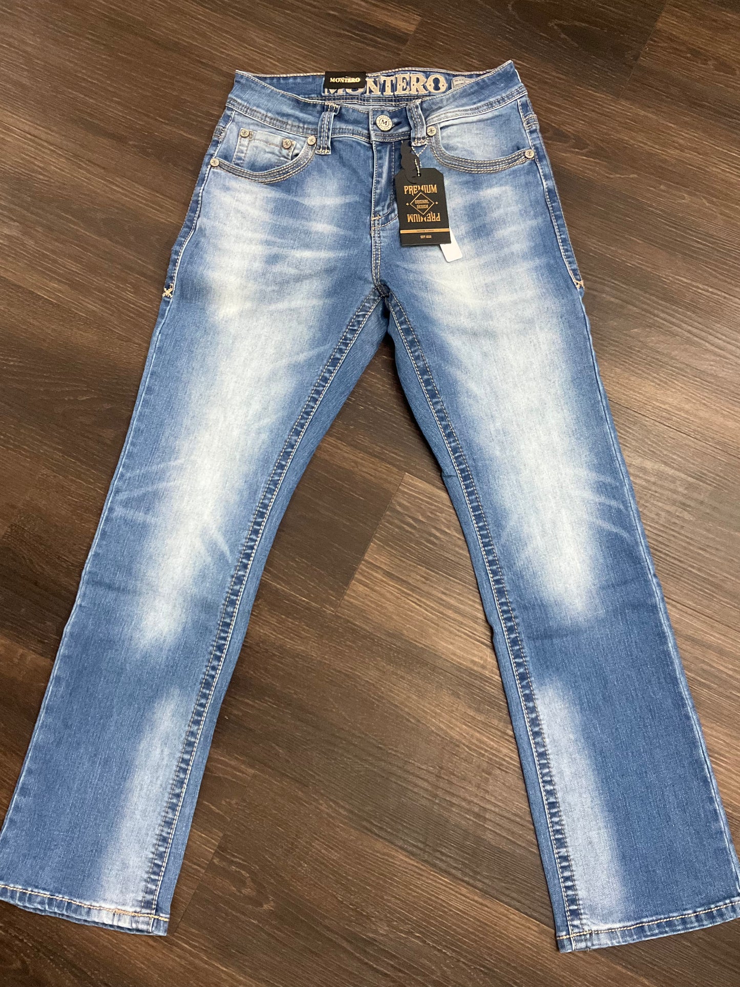 Montero Men Jeans MT4670-LT Modern Boot