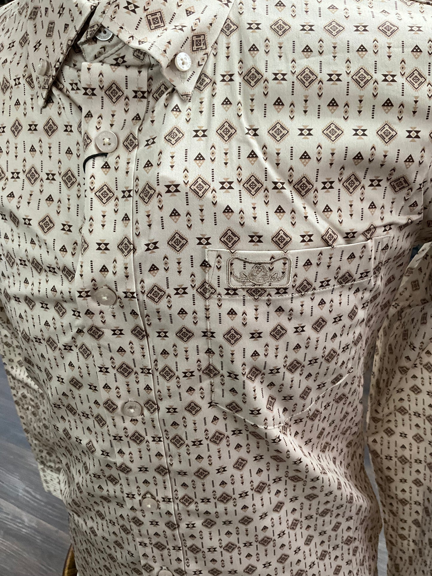Montero Men’s Shirt MT4059 Beige long sleeve