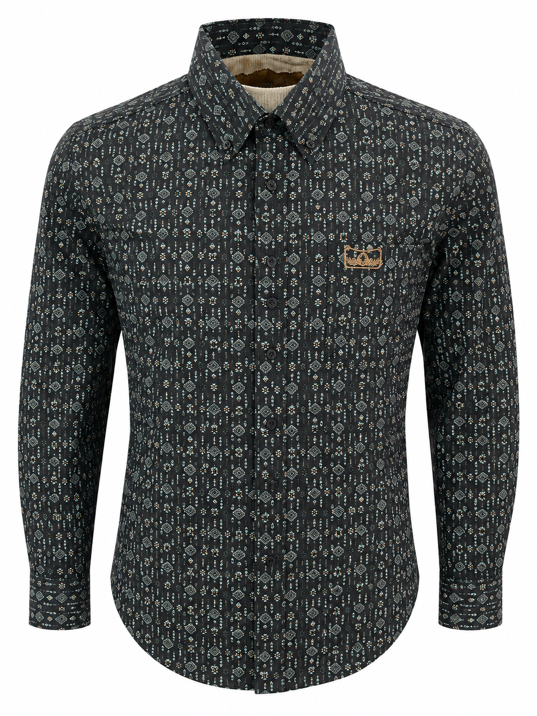 Montero Men Shirt MT4059 Black Long Sleeve
