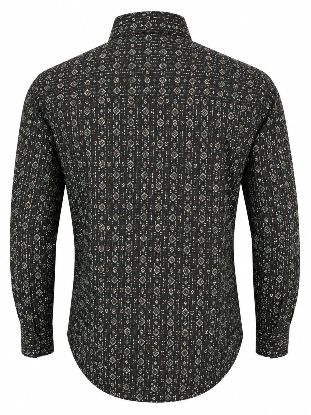 Montero Men Shirt MT4059 Black Long Sleeve