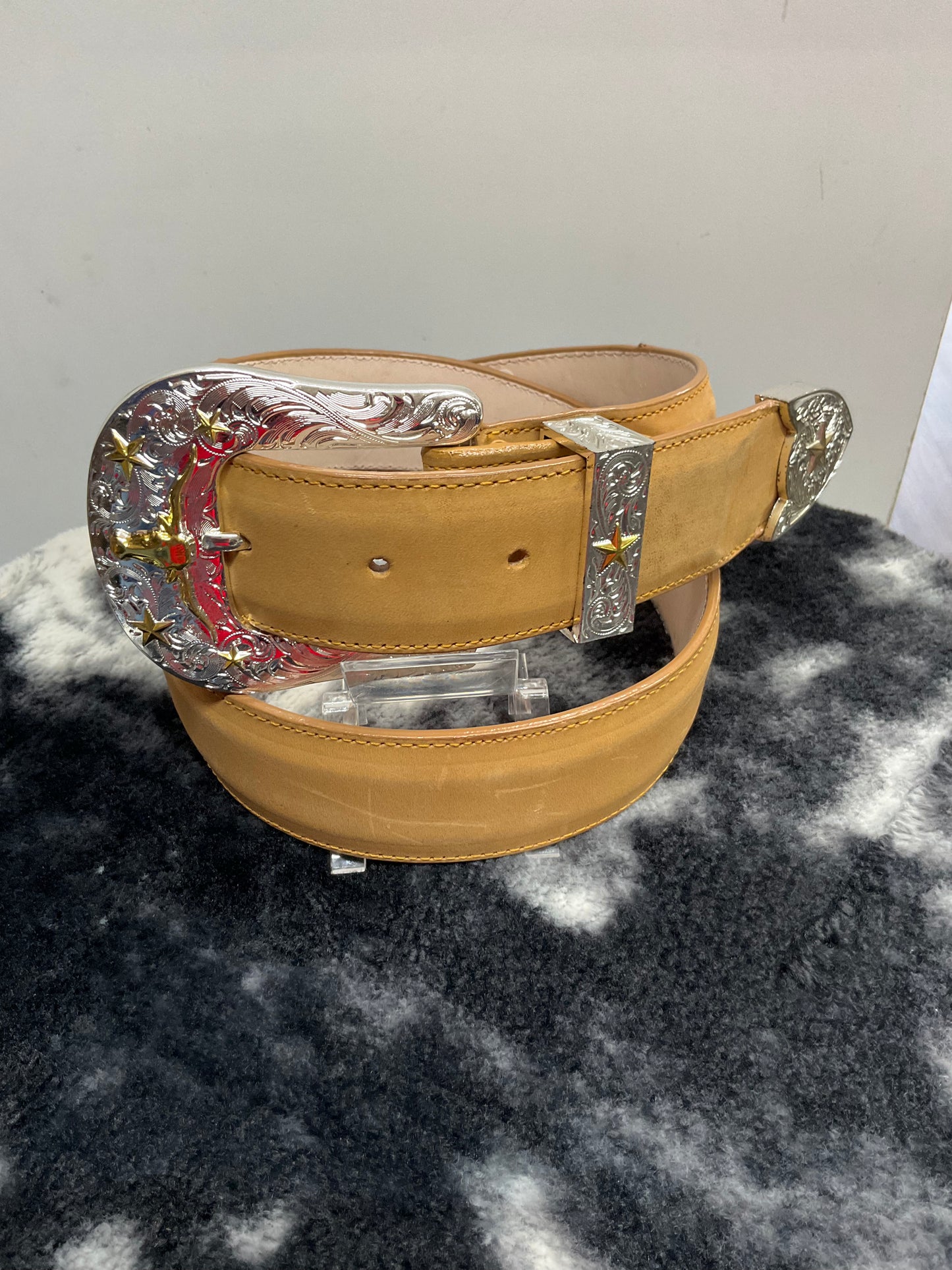 Cinto Arango Vaquero Ranch Crazy Grasso Tan