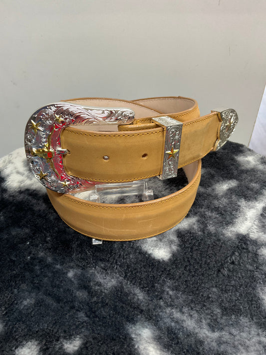Cinto Arango Vaquero Ranch Crazy Grasso Tan