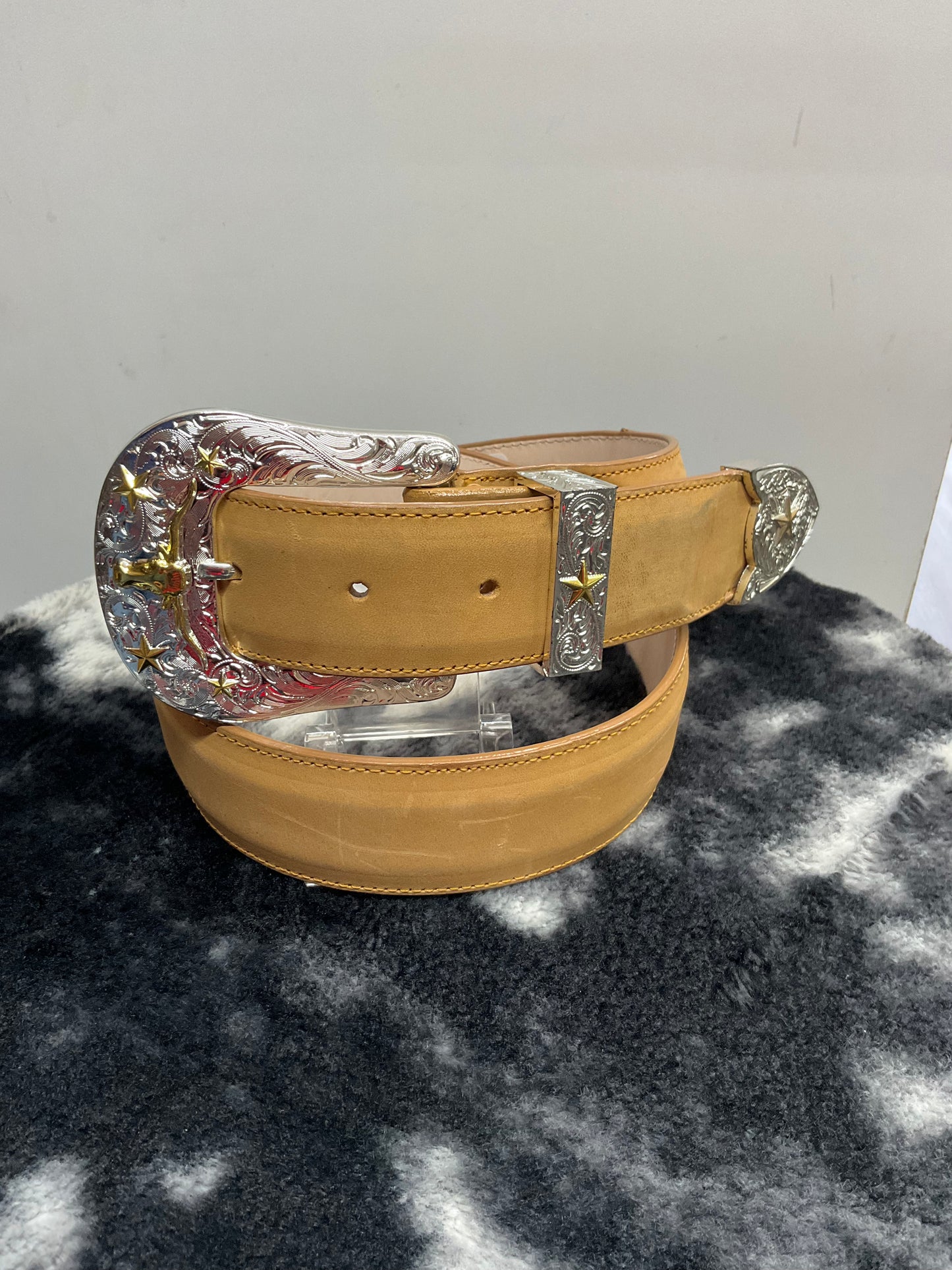 Cinto Arango Vaquero Ranch Crazy Grasso Tan