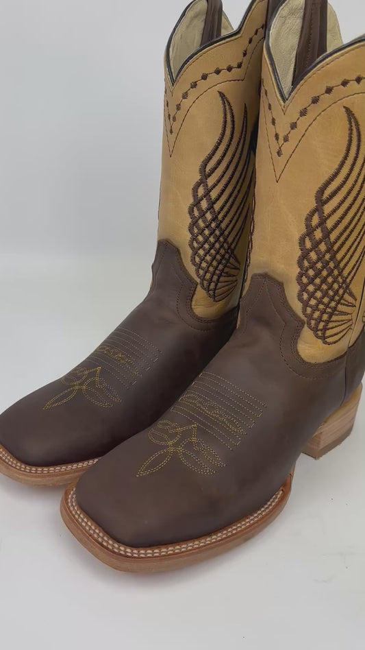 Arango Crazy Grasso Chocolate Men’s Pro-Rodeo Western Boots